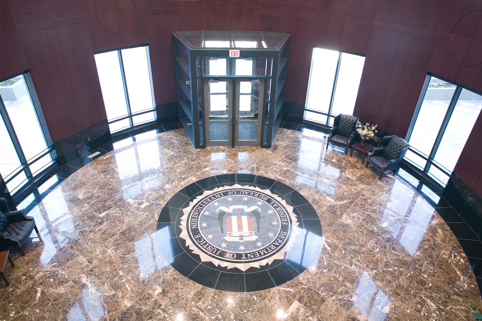 Interior view of entrance rotunda