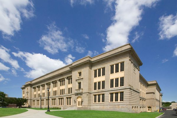 Exterior, as seen from Carnegie Avenue