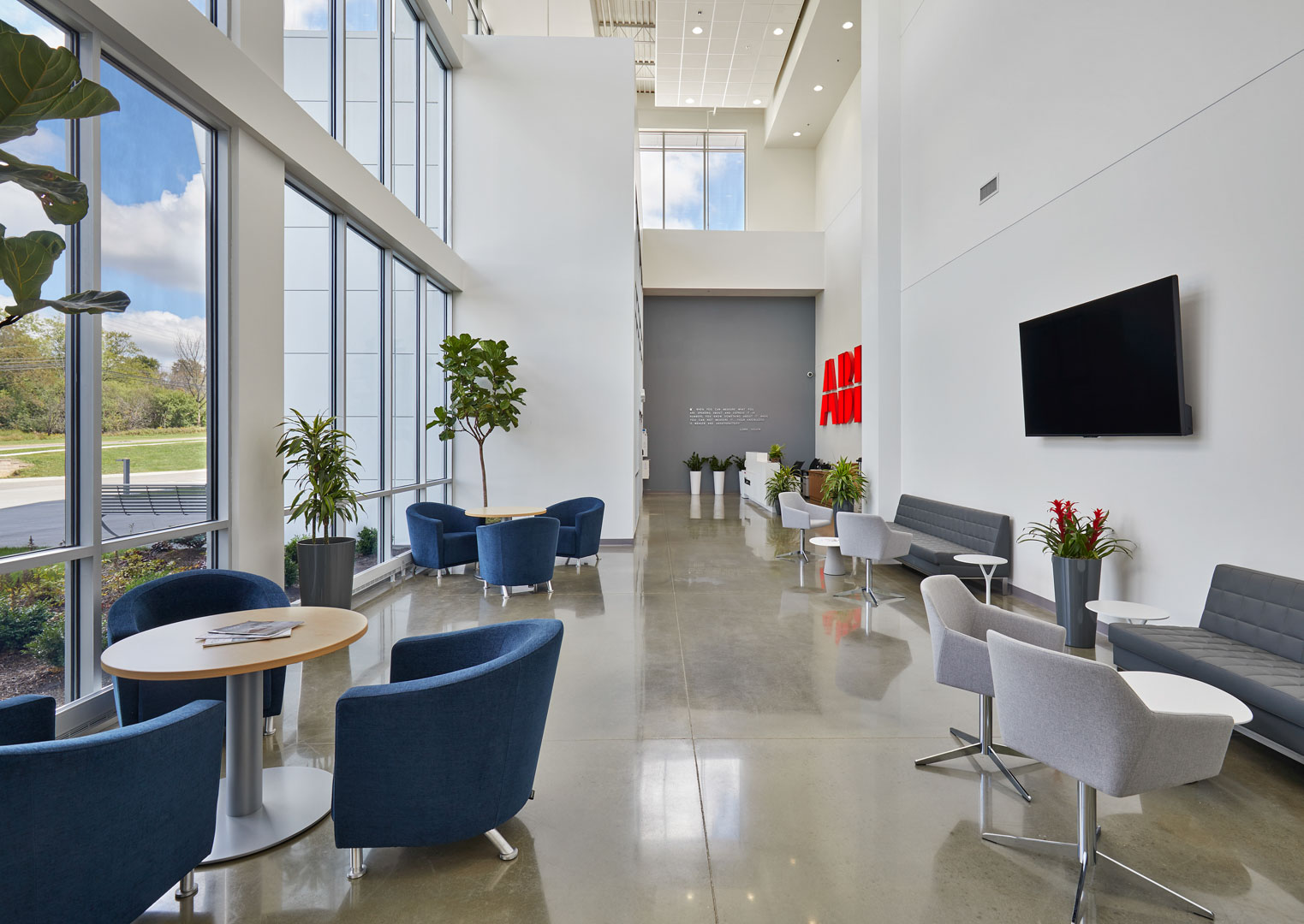 Training center lobby