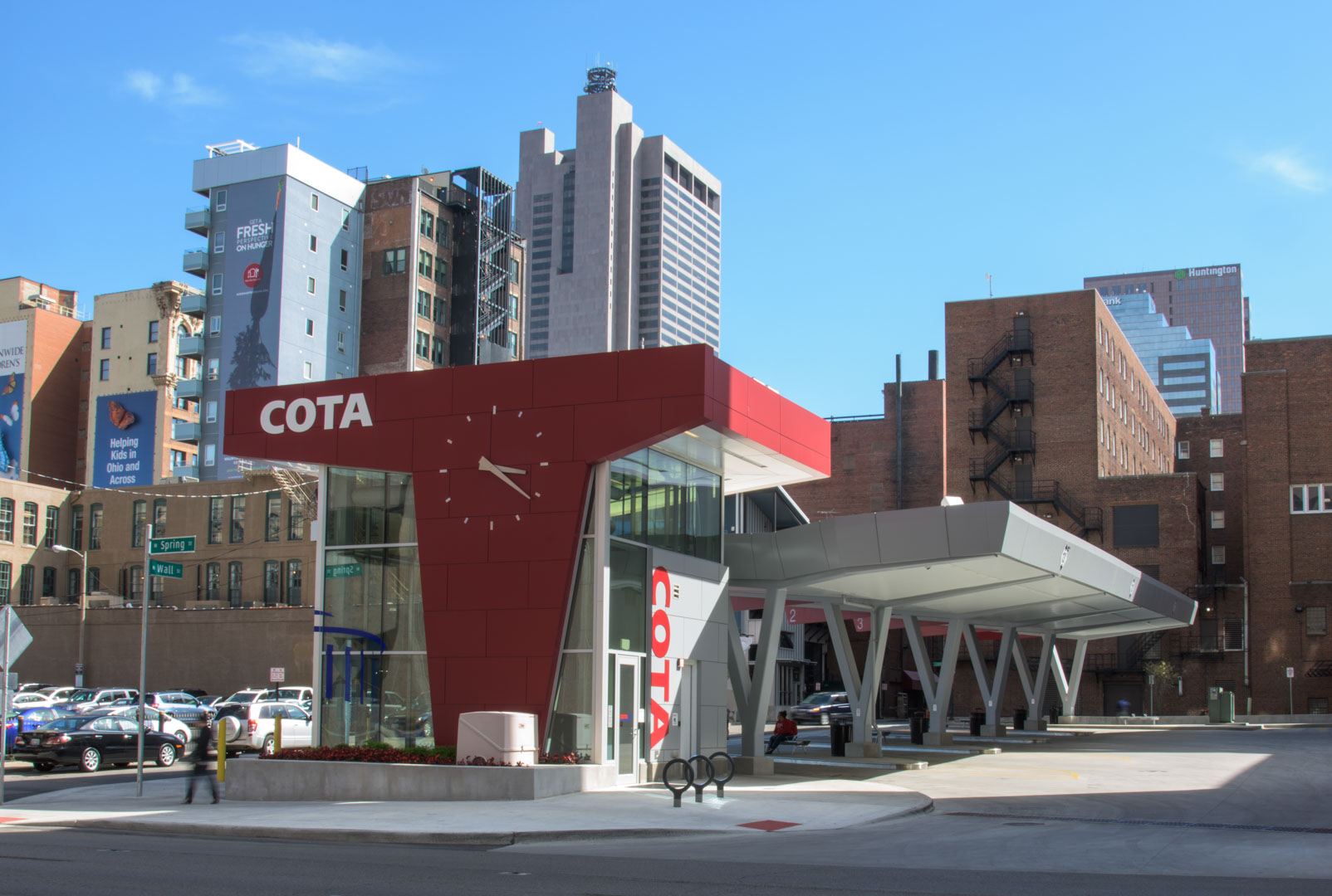 Terminal lobby exterior