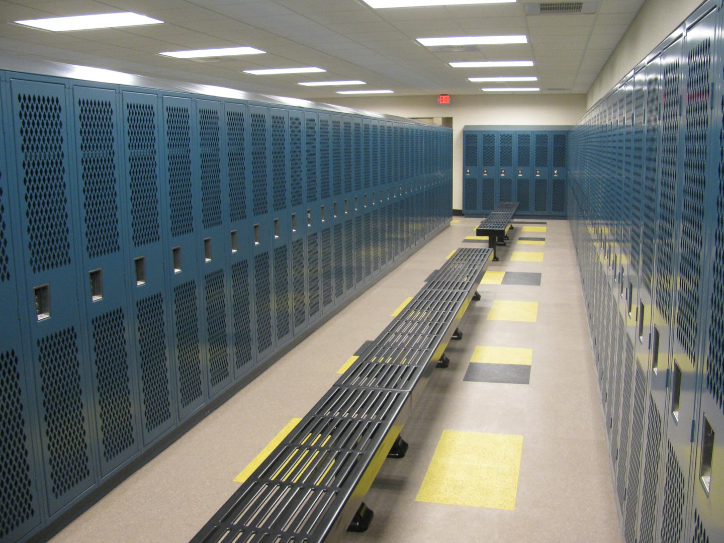 Employee locker room