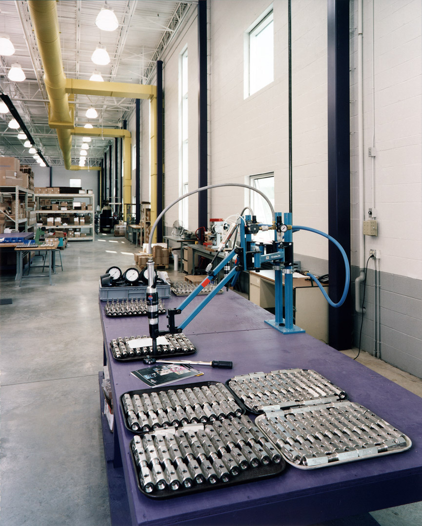 Production plant interior