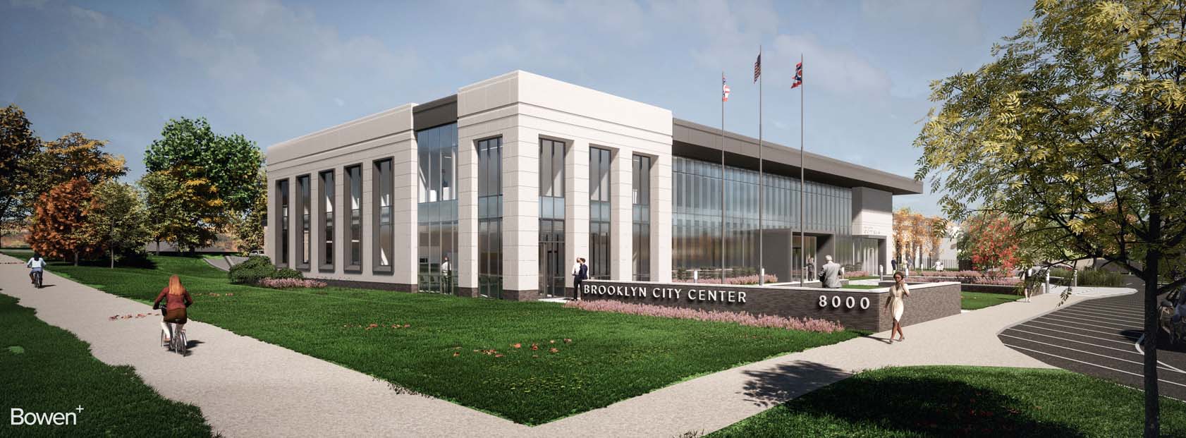 Exterior rendering of Brooklyn City Center