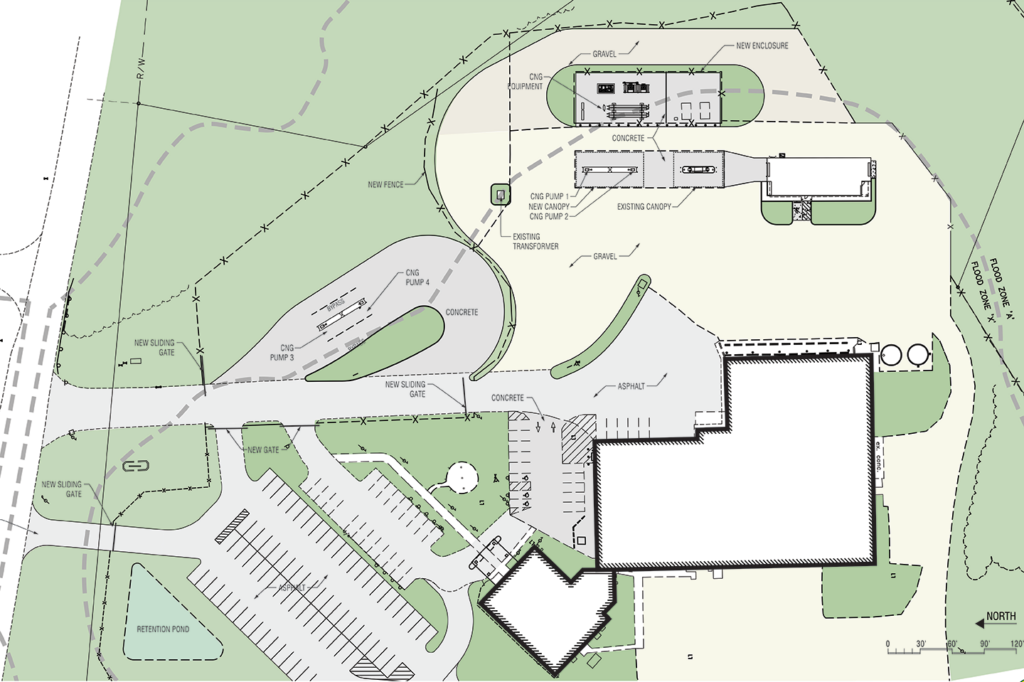 parta cng site plan