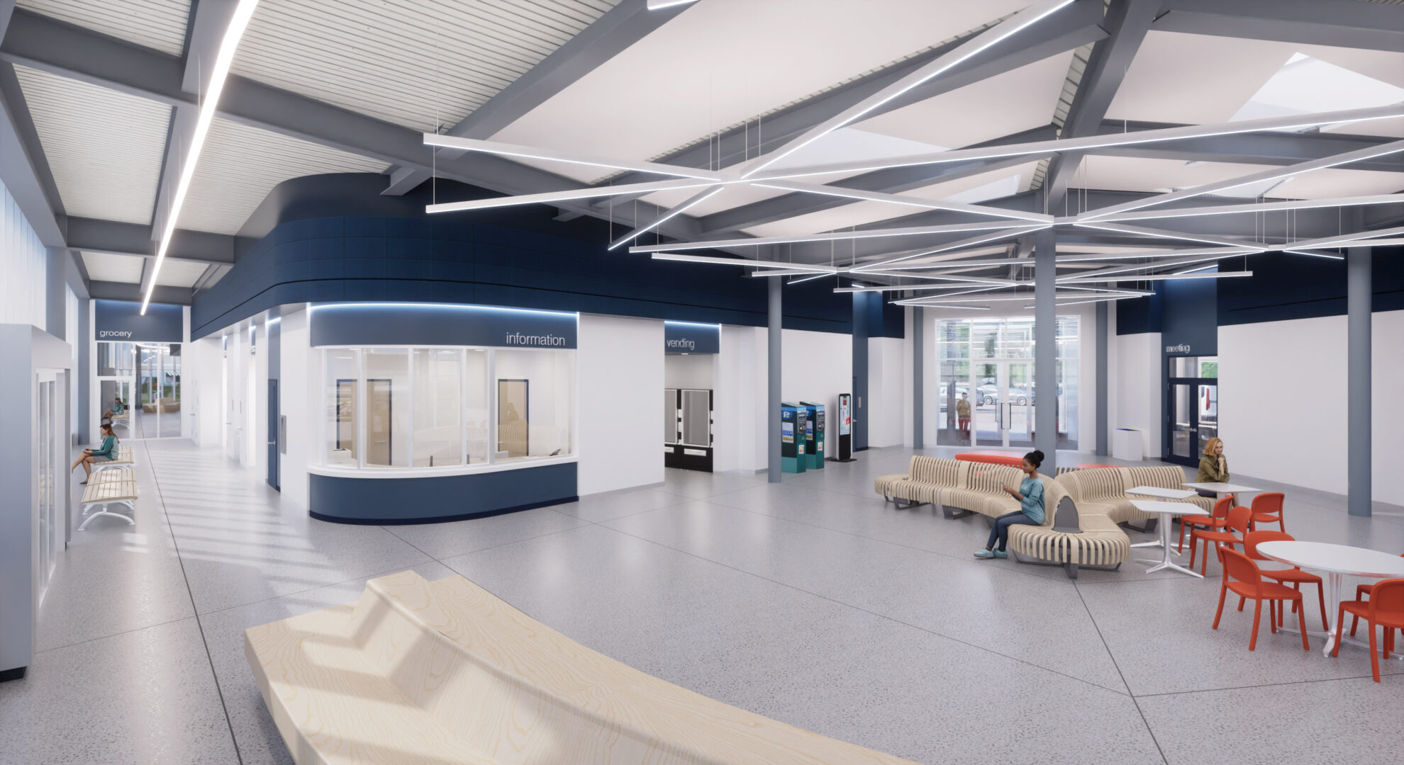 Transit Design COTA Rickenbacker Mobility Center Columbus, Ohio