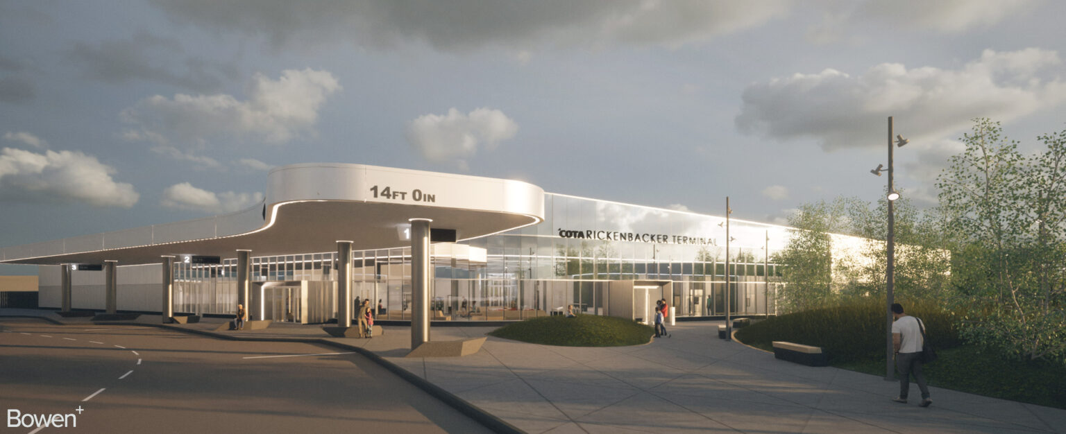 Transit Design COTA Rickenbacker Mobility Center Columbus, Ohio