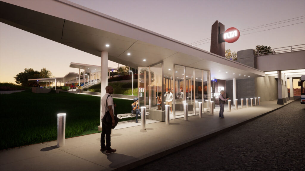 Bus Stop Rendering