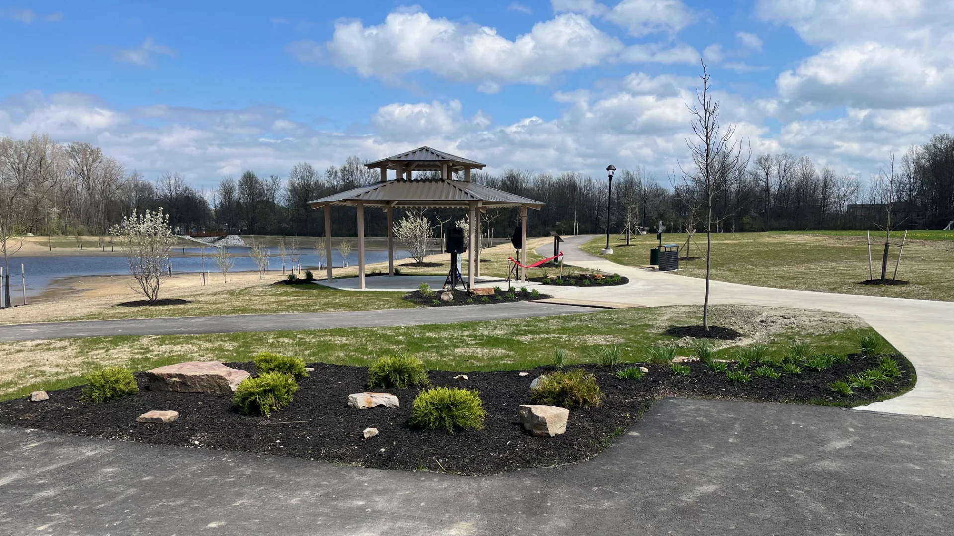 A gazebo in Parma Heights From Bowen Municipal Engineering