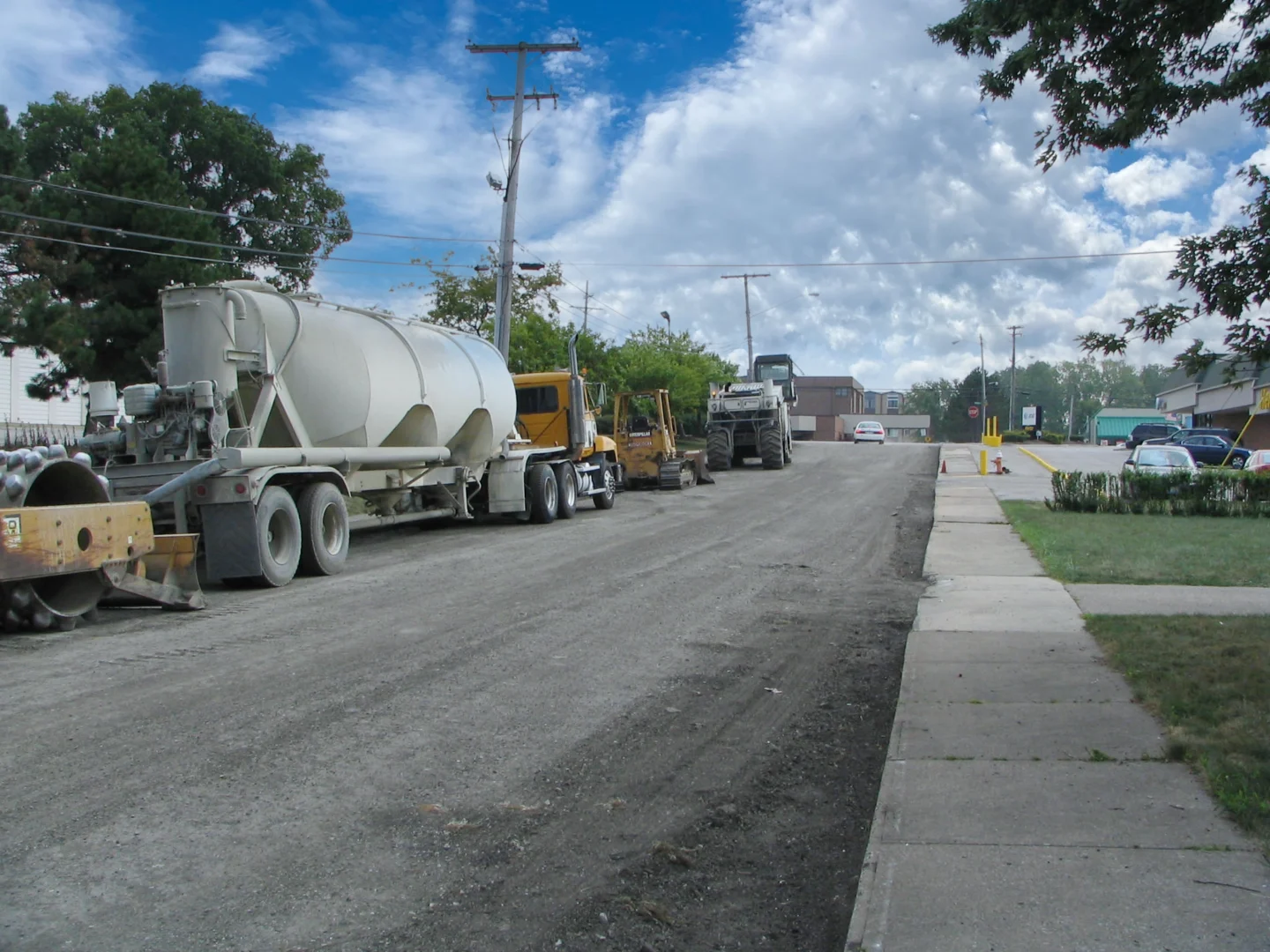 A North Olmsted road after being resurfaced. From Bowen Municipal Engineering